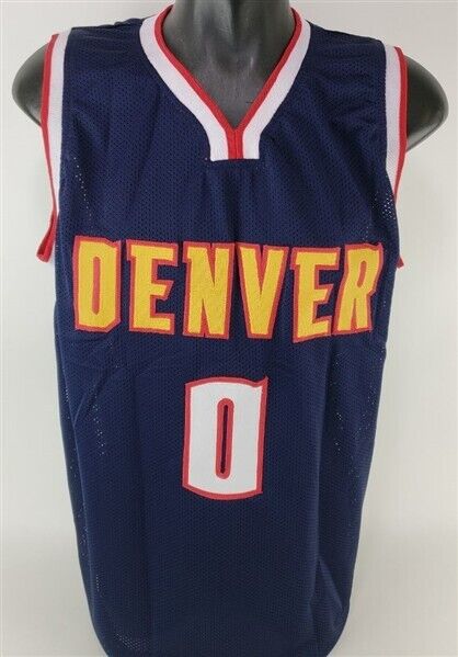 Christian Braun Signed Denver Nuggets Jersey (JSA COA) Ex Kansas Jayhawk Guard