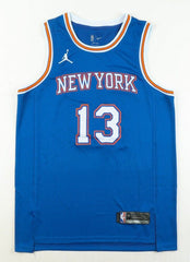 Evan Fournier Signed New York Knicks Jersey (PSA) 2012 1st Round Pick / Guard