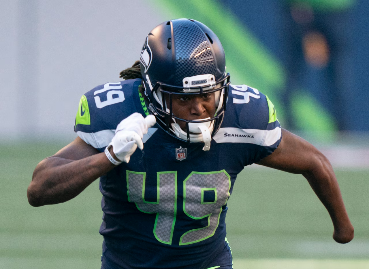 Shaquem Griffin Signed Seattle Seahawks Jersey (Beckett COA) Ex-UCF Knights L.B.