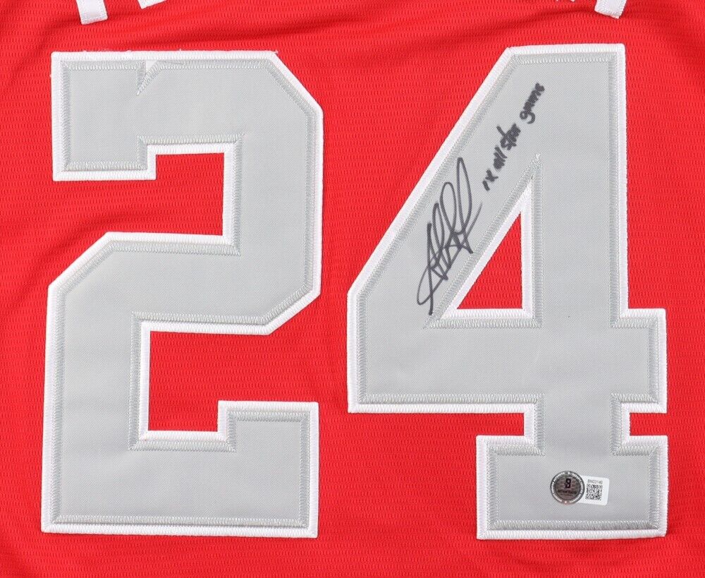Jesus Aguilar Signed Milwaukee Brewers 2018 NL All-Star Game Jersey (Beckett) 1B