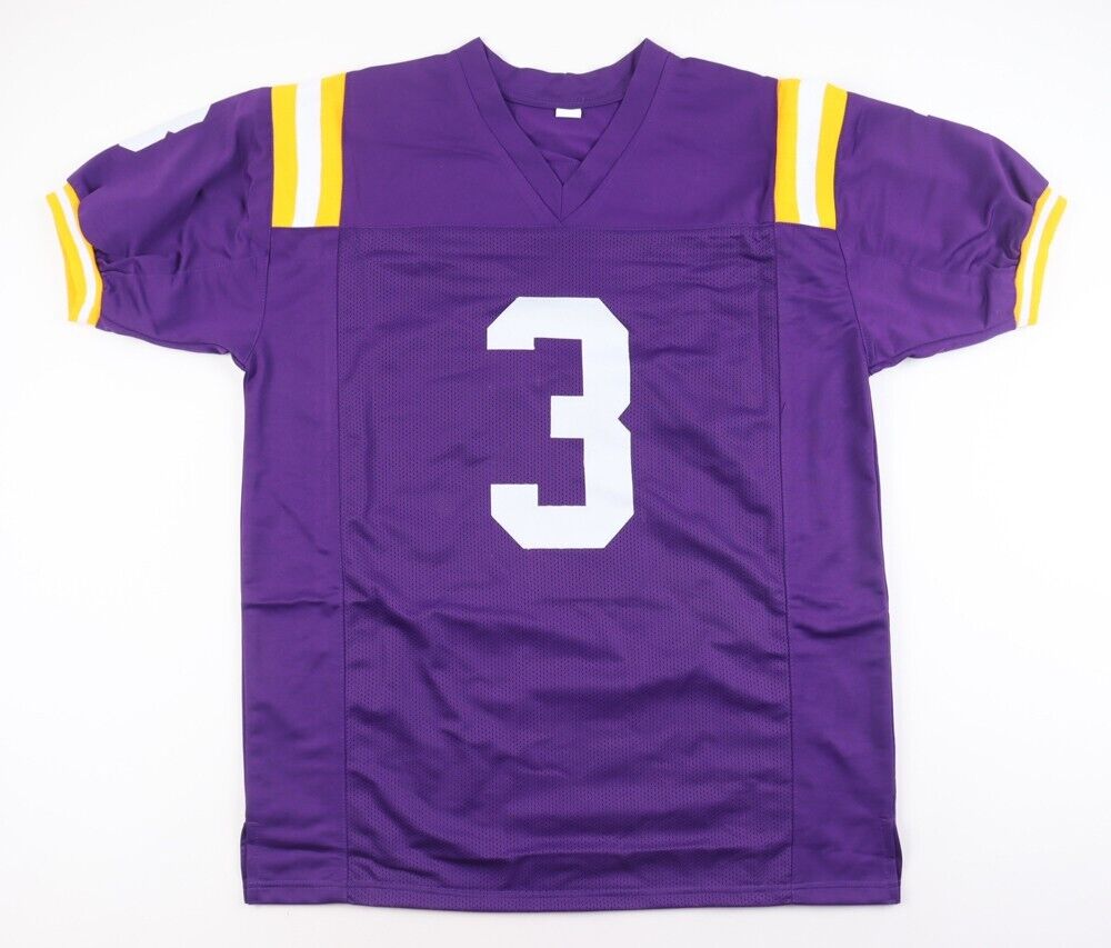 Odell Beckham Jr. Signed LSU Tigers Jersey (Beckett) NY Giants, Browns, LA Rams