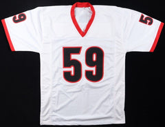 Broderick Jones Signed Georgia Bulldogs Jersey (JSA COA) Steelers 2023 1st Pick