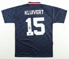 Patrick Kluivert Signed Ajax Amsterdam F.C. Jersey (Beckett) 1995 UEFA Champions