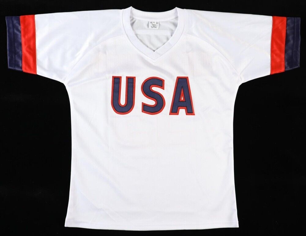 1999 USA Women's Soccer Team Jersey Signed by (8) See List (Beckett) Chastain +
