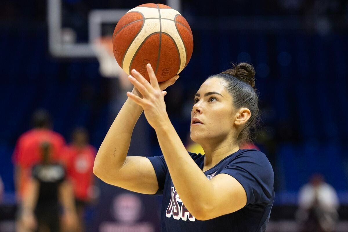 Kelsey Plum Signed Ladies 2018 & 2022 Team USA Basketball Jersey (JSA COA)