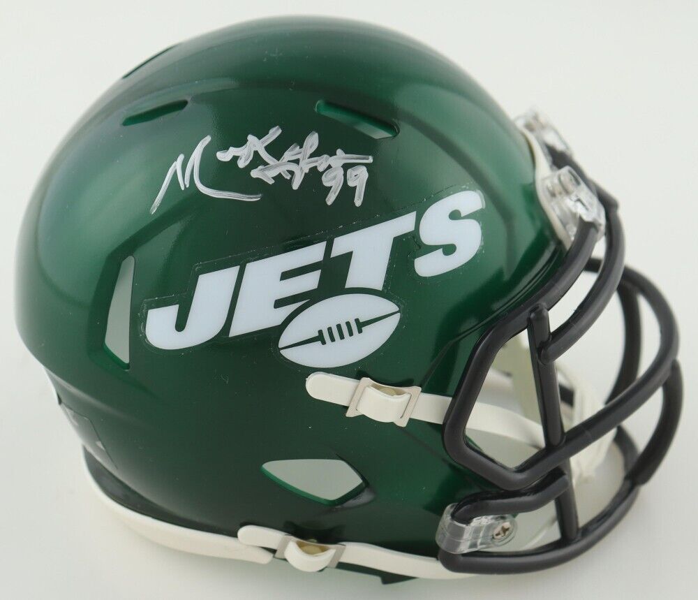 Mark Gastineau Signed New York Jets Mini Helmet (JSA COA) N Y Sack Exchange D.E.