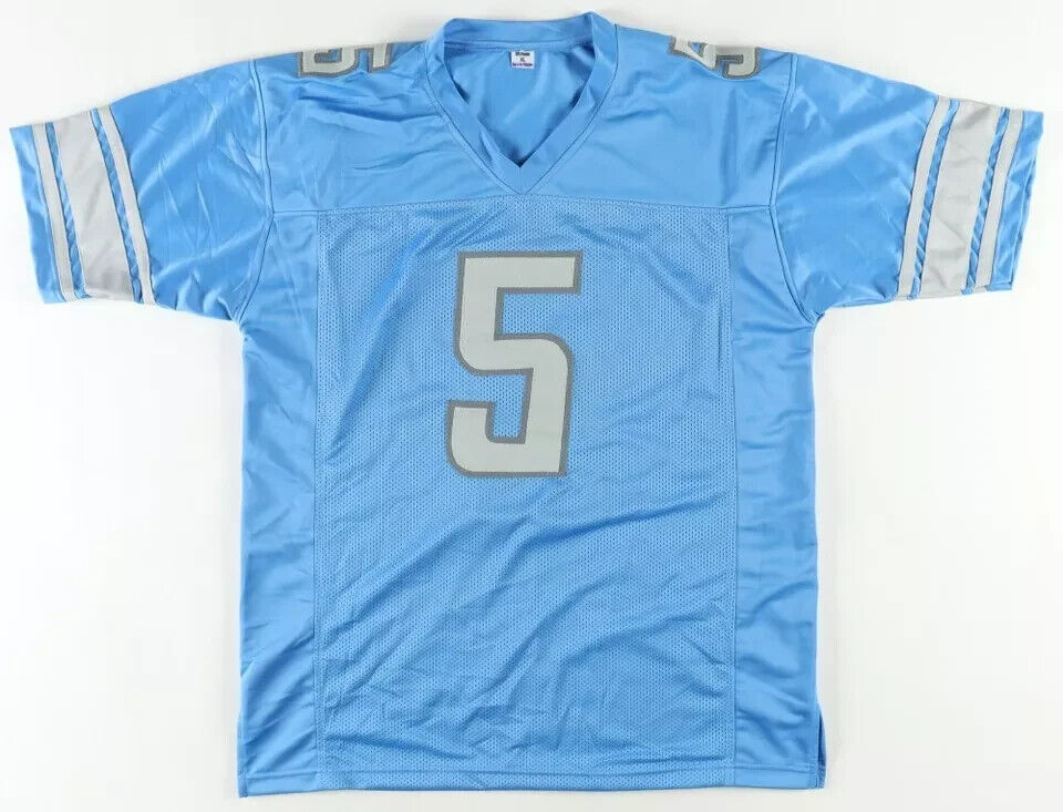 David Montgomery Signed Detroit Lions Jersey (Beckett) Former Iowa State R.B.