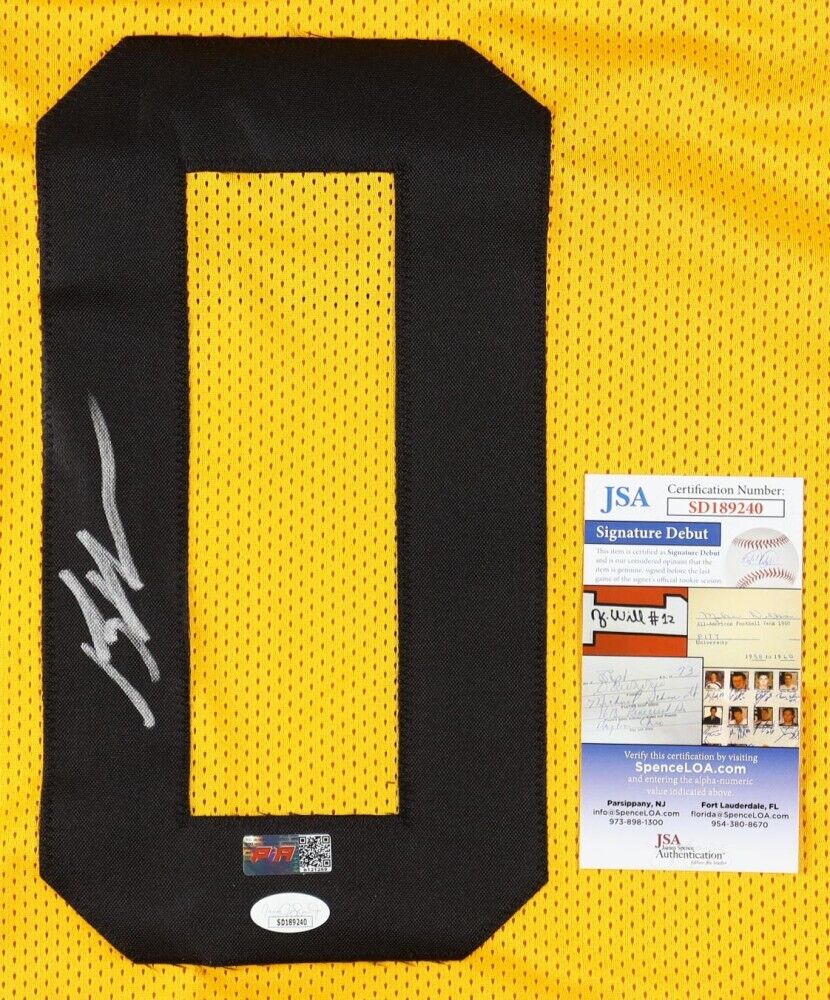 Bryce Ford-Wheaton Signed West Virginia Mountaineers Jersey (JSA COA) N Y Giants