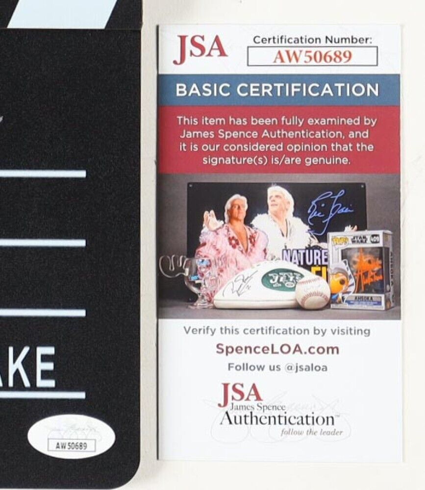 J J Abrams Signed Directors Clap Board (JSA COA) "Star Wars: The Force Awakens"