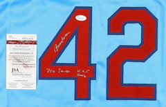 Bruce Sutter Signed St. Louis Cardinals Powder Blue Throwback Jersey (JSA COA)