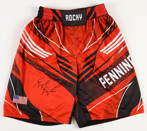 Raquel Pennington Signed “Rocky” Fight Shorts (Beckett) UFC Womens Bantamweight