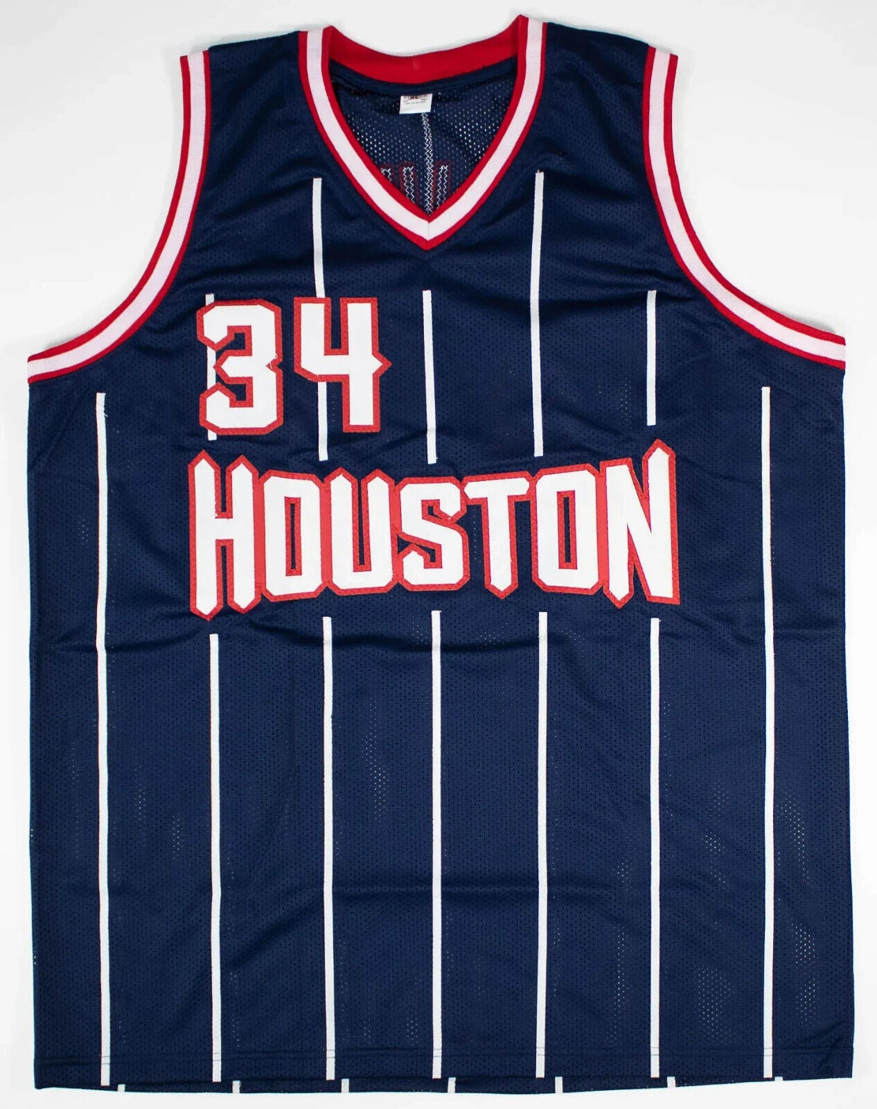 Hakeem "The Dream" Olajuwon Signed Houston Rockets Jersey (Beckett) All Star Ctr