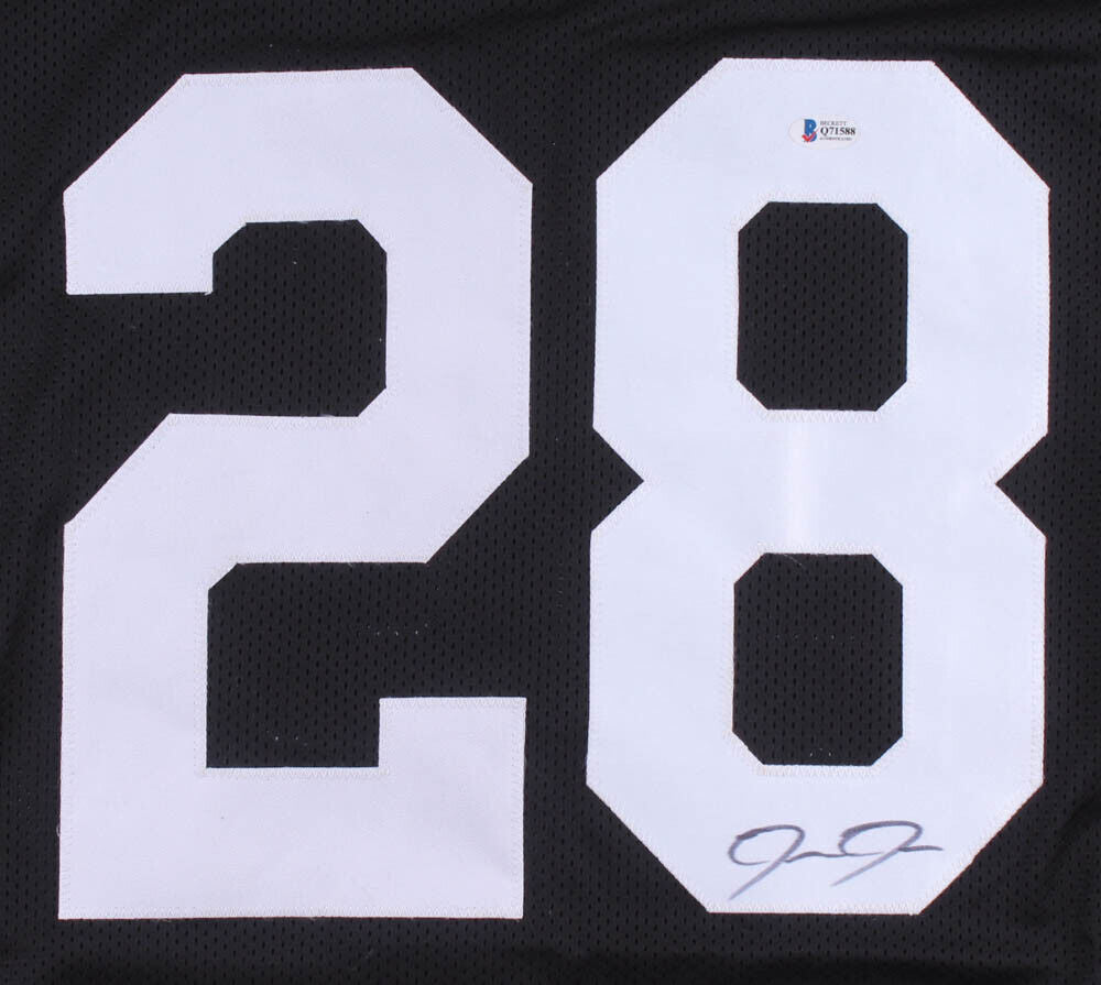 Josh Jacobs Signed Oakland Raiders Jersey (Beckett COA) Alabama Crimson Tide RB