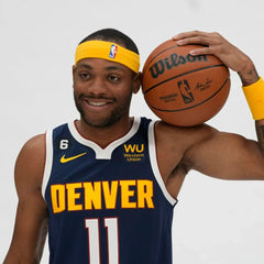 Bruce Brown Signed Denver Nuggets Nike Style Jersey (PSA) 2023 NBA Champ / Guard