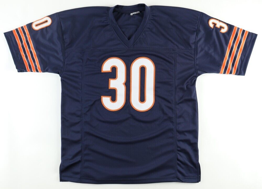 Mike Brown Signed Chicago Bears Jersey (PSA) 2000 2nd Round NFL Pick / Nebraska