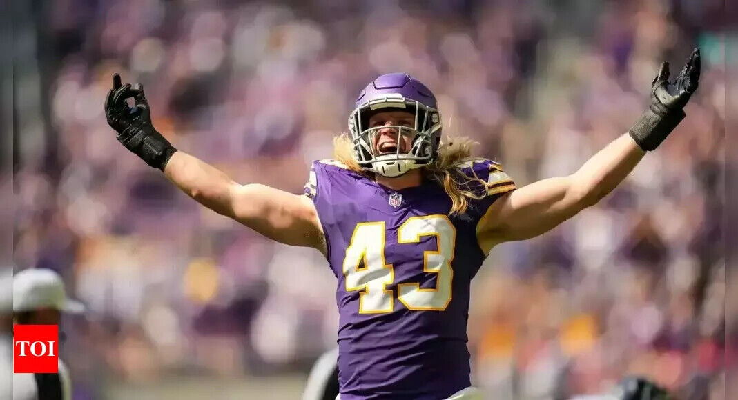 Andrew Van Ginkel Signed Minnesota Vikings Jersey (Beckett) 2019 5th Round Pk LB