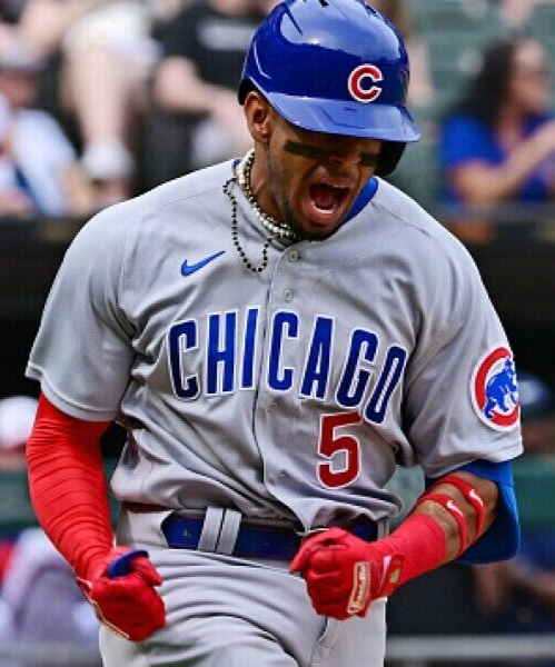 Christopher Morel Signed Chicago Cubs Jersey (PSA COA) 2022 Rookie Star 3rd Base