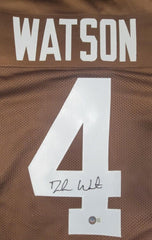 Deshaun Watson Signed Cleveland Browns Jersey (Beckett) Former Clemson Q.B.