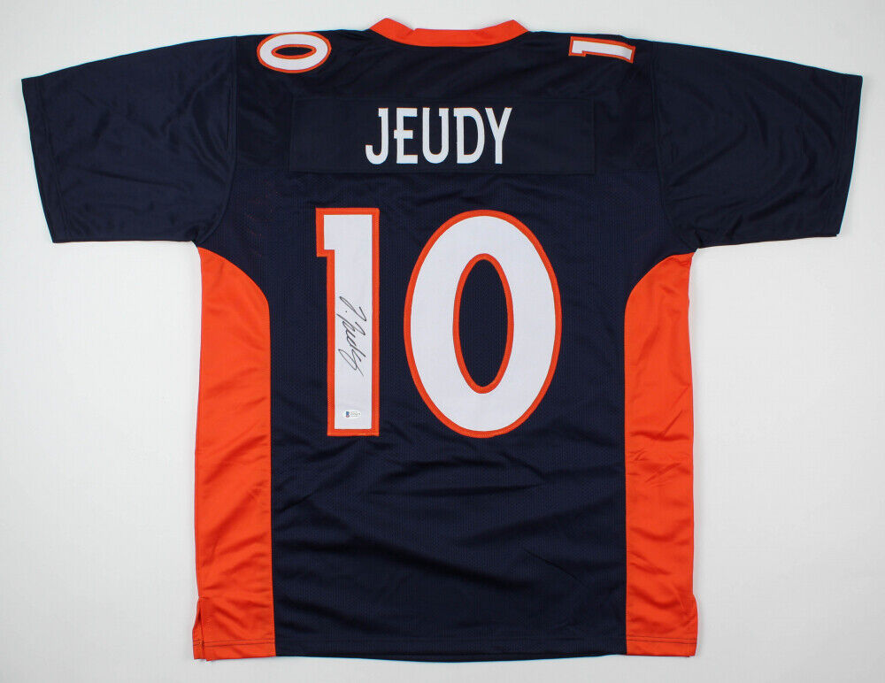 Jerry Jeudy Signed Denver Broncos Jersey (Beckett COA) Ex-Alabama Wide Receiver