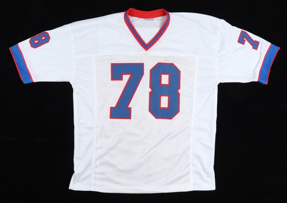 Bruce Smith Signed Buffalo Bills Jersey (Beckett) NFL All-Time Sack Leader w/200