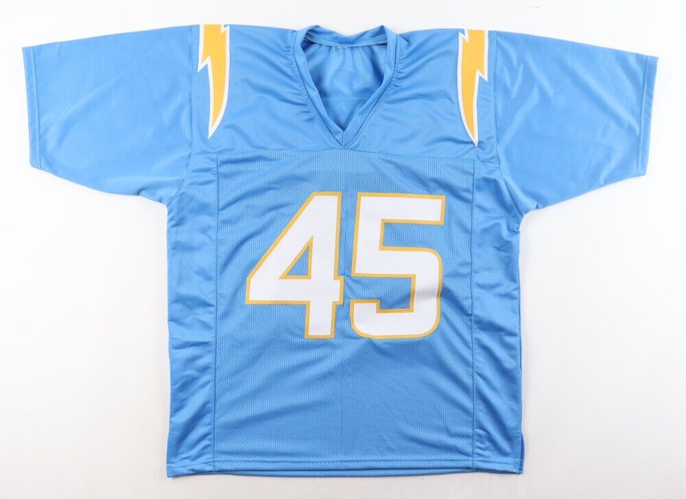 Tuli Tuipulotu Signed San Diego Chargers Jersey (Beckett) 2023 2nd Round Pick LB