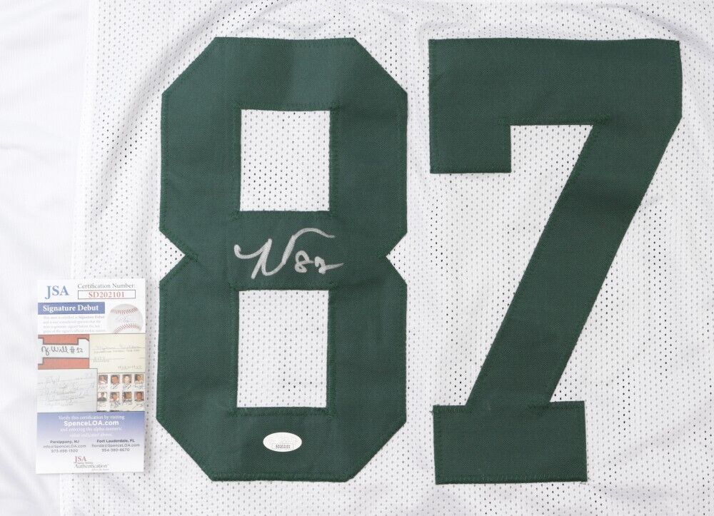 Romeo Doubs Signed Green Bay Packers Jersey (JSA COA) 2022 4th Rnd Pk/ Nevada WR