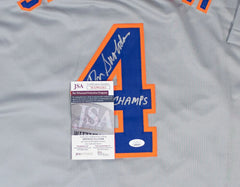 Ron Swoboda “69 Champs” Signed New York Mets Jersey (JSA COA) 1969 WS The Catch