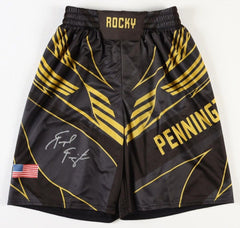 Raquel Pennington Signed “Rocky” Fight Shorts (Beckett) UFC Women's Bantamweight