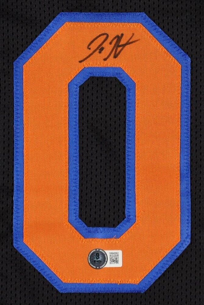 Donte DiVincenzo Signed New York Knicks Jersey (Beckett) 2021 NBA Champion