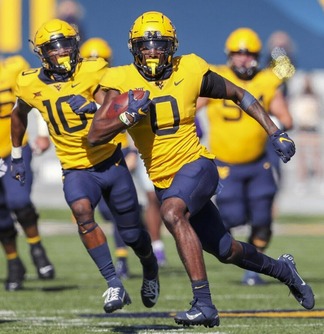 Bryce Ford-Wheaton Signed West Virginia Mountaineers Jersey (JSA COA) N Y Giants