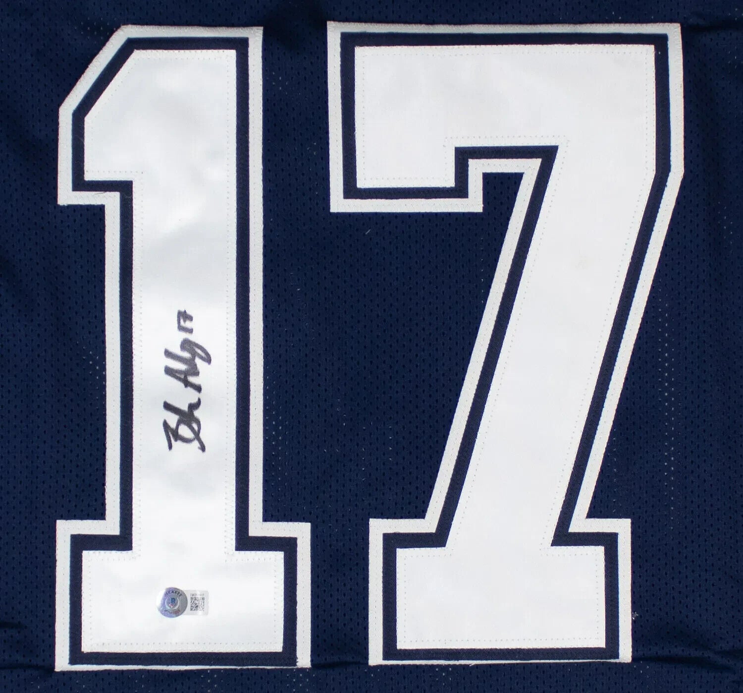 Brandon Aubrey Signed Dallas Cowboys Throwback Jersey (Beckett) 2023 Pro Bowl PK