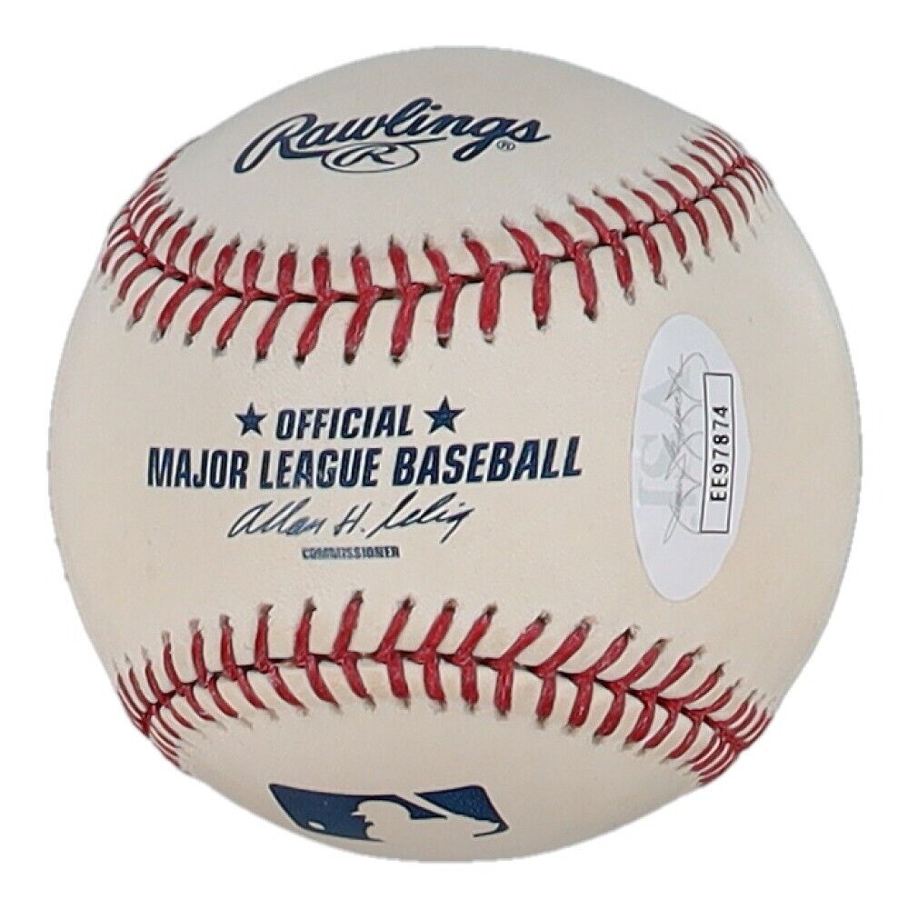 Jose Fernandez Signed OML Baseball (JSA) Late, Great Miami Marlins Pitcher