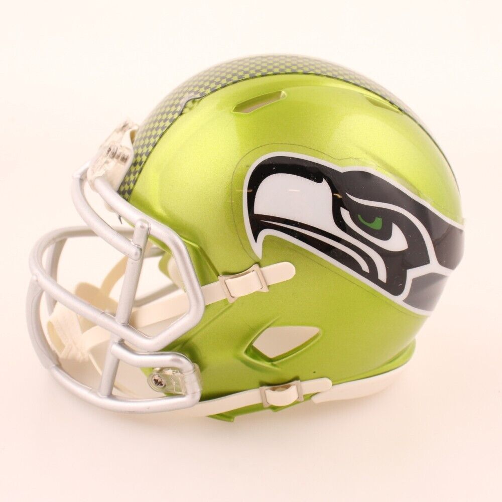 Brian Bosworth Signed Seattle Seahawks Flash Speed Mini-Helmet (Beckett)