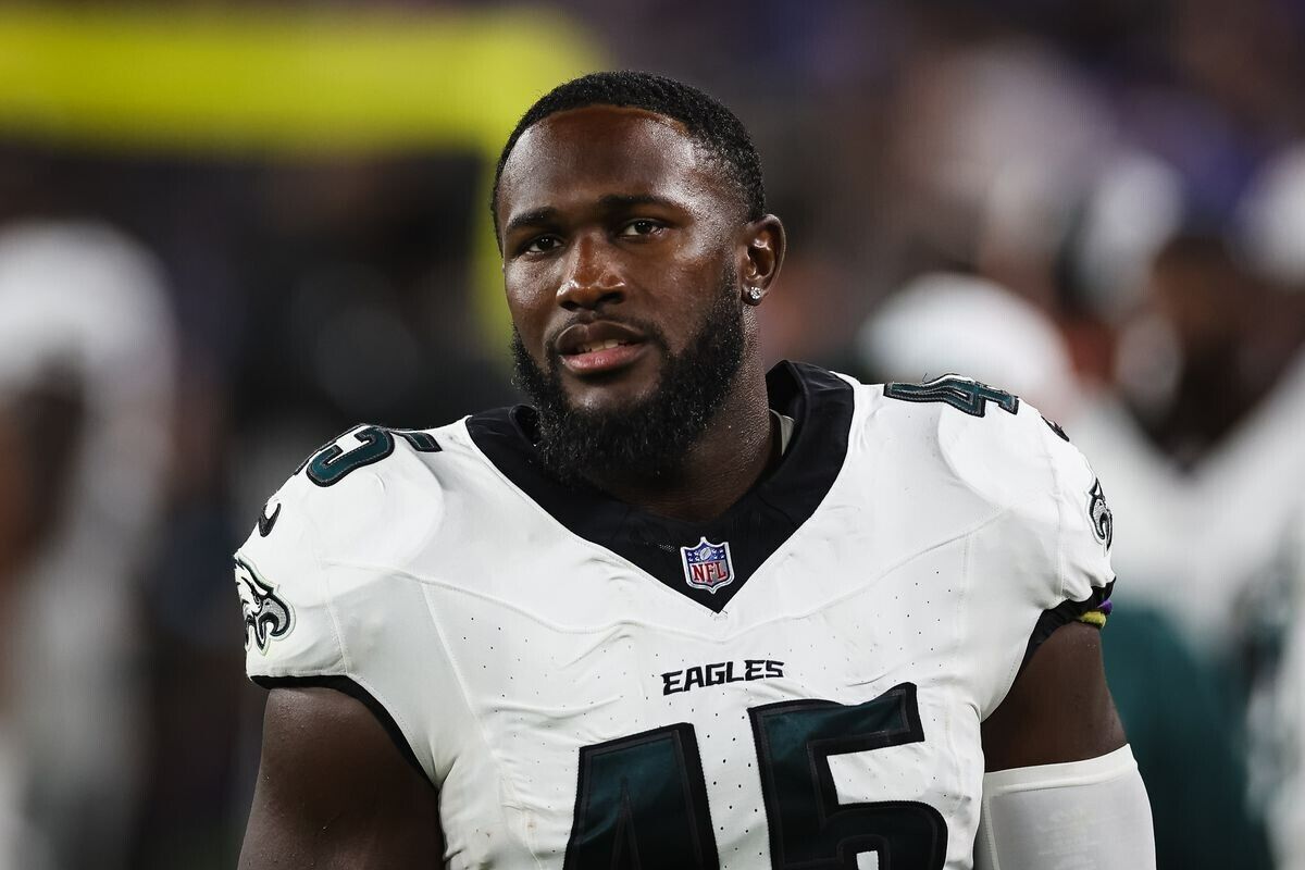 Devin White Signed Philadelphia Eagles Jersey (Beckett) #5 Overall Pick 2019 L.B