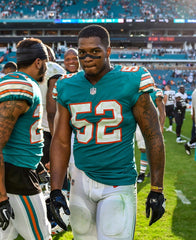 Raekwon McMillan Signed Miami Dolphins Jersey (Beckett COA) Ex-Ohio State L.B.