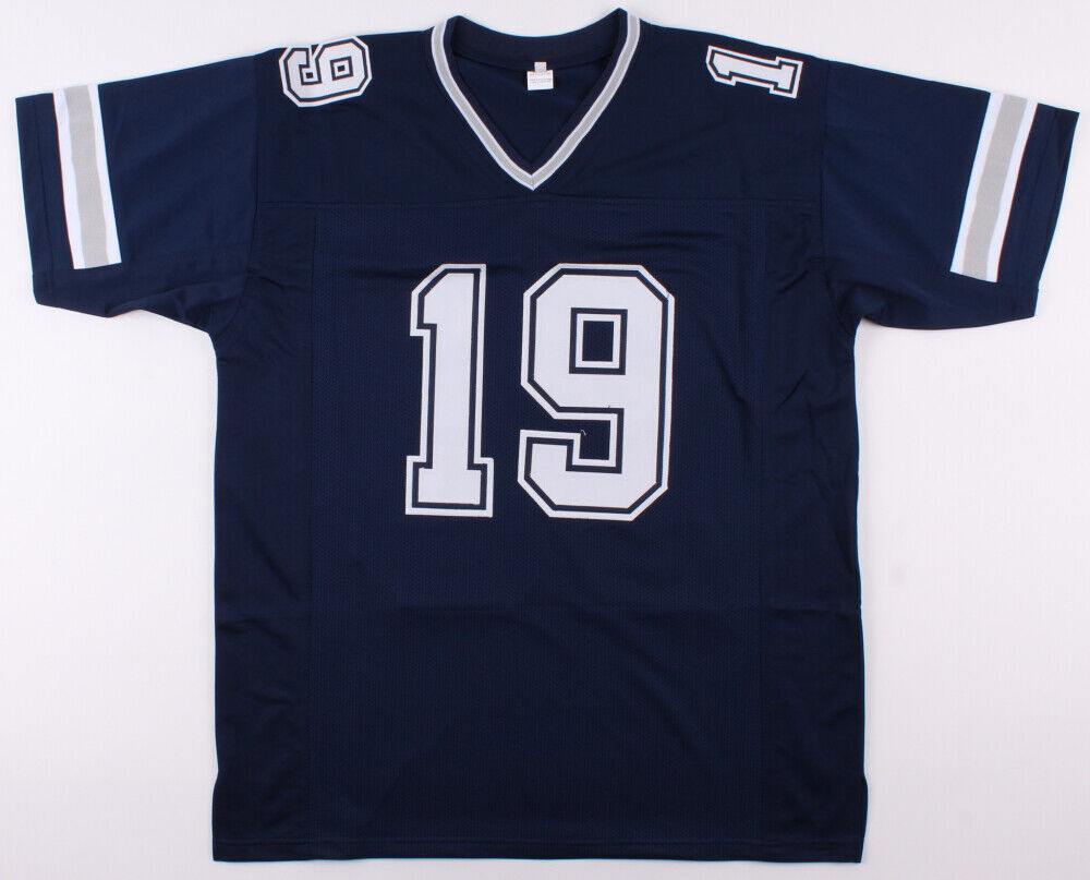 Amari Cooper Signed Cowboys Blue Jersey (Beckett) Dallas #1 Wide Receiver 2018