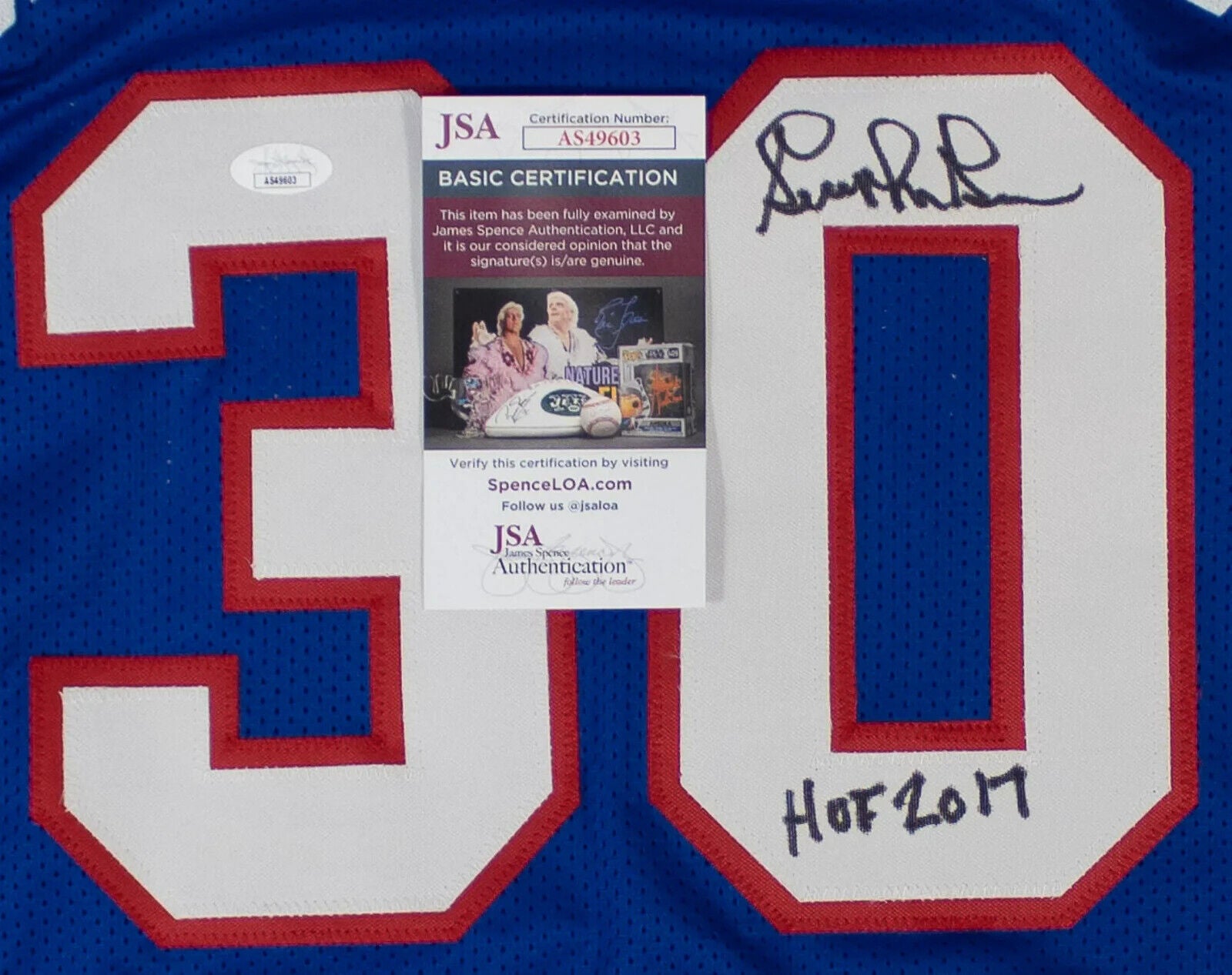 George McGinnis “HOF 2017” Signed Philidelphia 76ers Jersey (JSA COA)