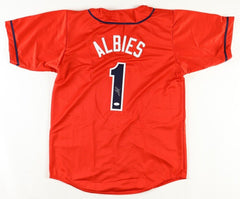 Ozzie Albies Signed Atlanta Braves Jersey (JSA COA) 2xAll Star Second Baseman