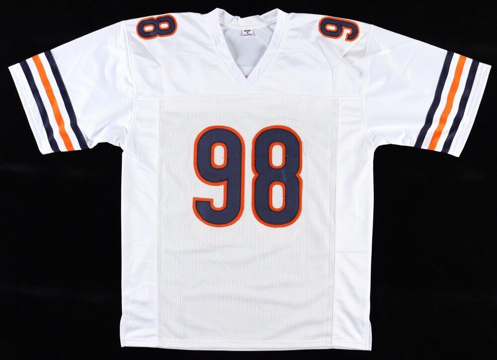 Montez Sweat Signed Chicago Bears White Jersey (JSA) 2019 1st Rd Pick Linebacker