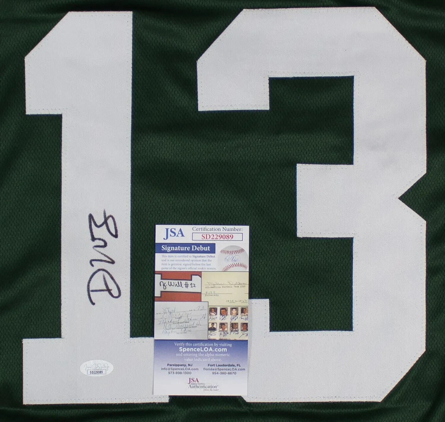 Dontayvion Wicks Signed Green Bay Packers Jersey (JSA COA) 2023 Draft Pick W.R.