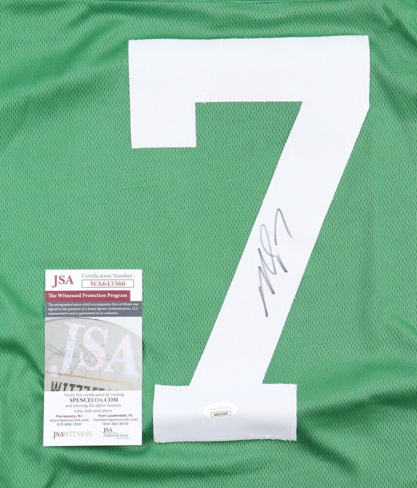Michael Vick Signed Philadelphia Eagles Kelly Green Jersey (JSA COA) 4×Pro Bowl