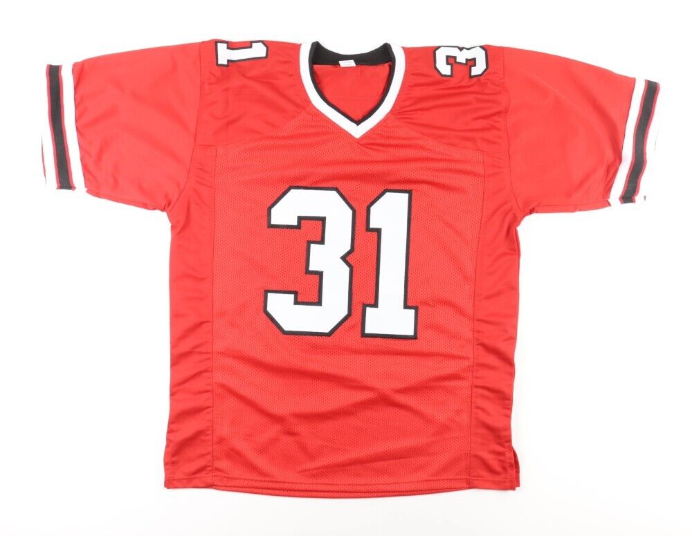 William Andrews Signed Atlanta Falcons Jersey Inscribed "4xPro Bowl" (JSA) R.B.