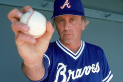 Phil Niekro Signed OML Baseball Inscribed "H.O.F.-97" (JSA) Atlanta Braves
