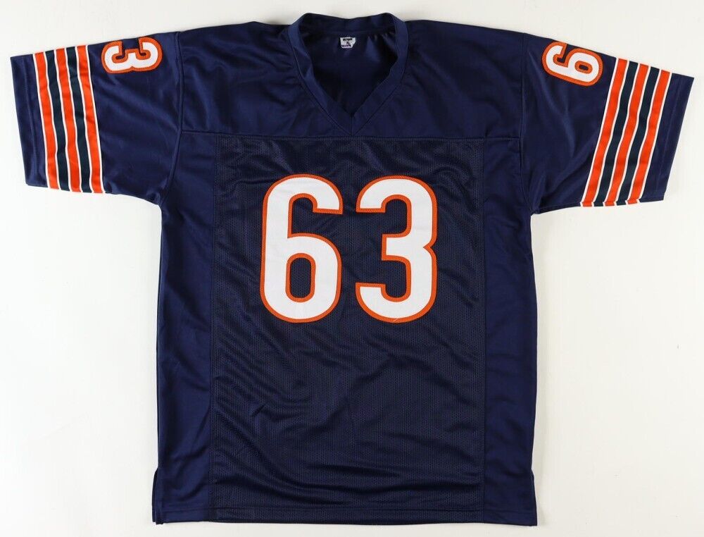 Jay Hilgenberg Signed Chicago Bears Jersey (JSA COA) Super Bowl XX Champ/ Center