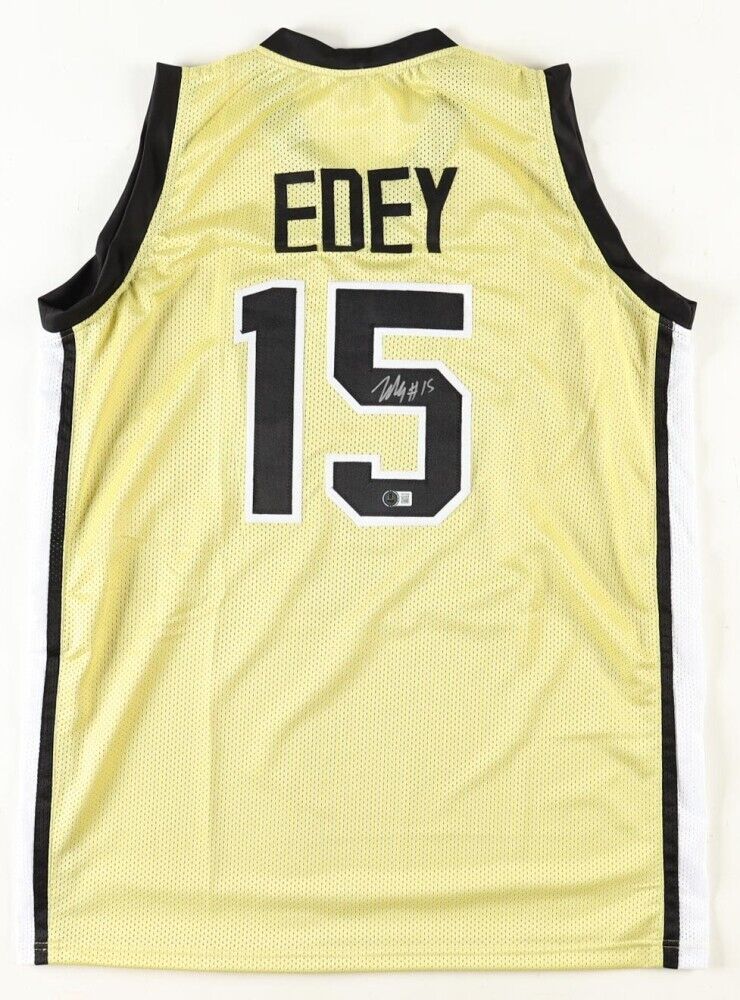 Zach Edey Signed Purdue Boilermakers Jersey (Beckett) 2024 Grizzlies #1 Draft Pk