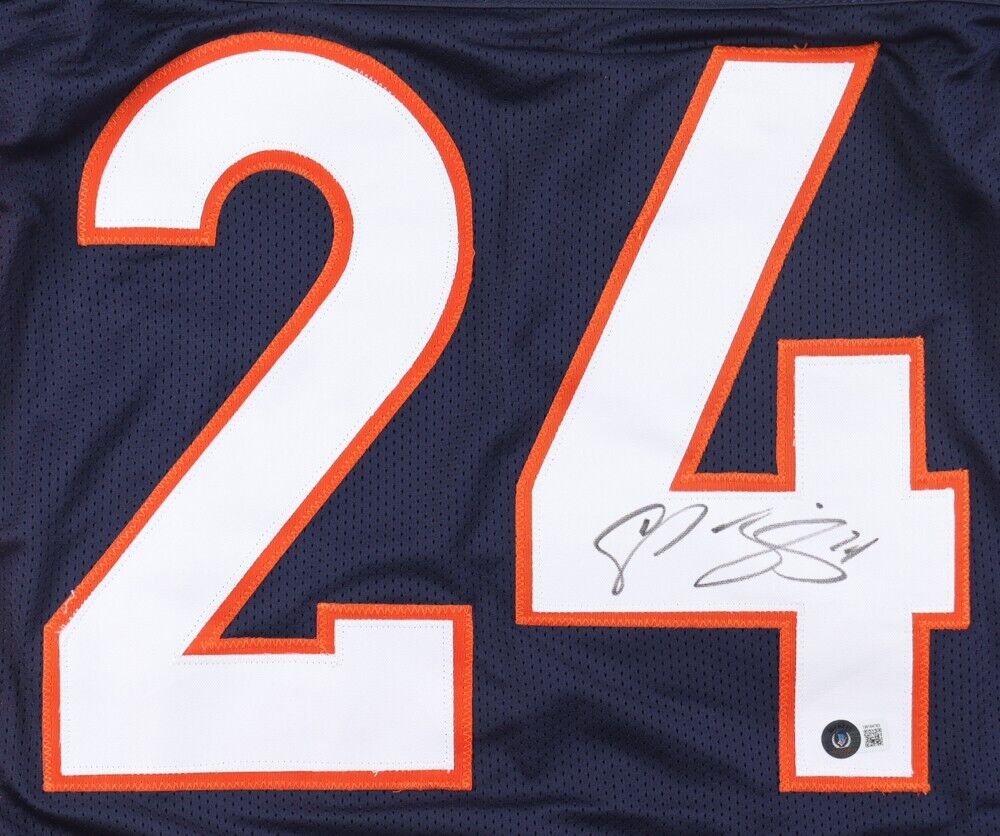Champ Bailey Signed Denver Broncos Pro Cut Jersey (Beckett) 12xPro Bowl Def Back