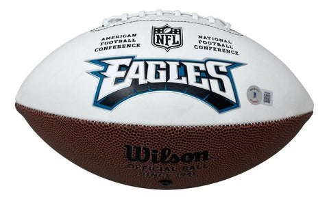 Randall Cunningham Signed Philadelphia Eagles Logo Football (JSA COA) All Pro QB