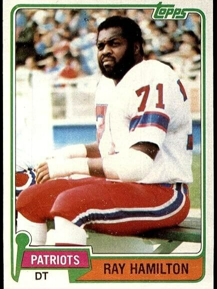 Ray "Sugar Bear" Hamilton Signed New England Patriots Jersey (JSA)