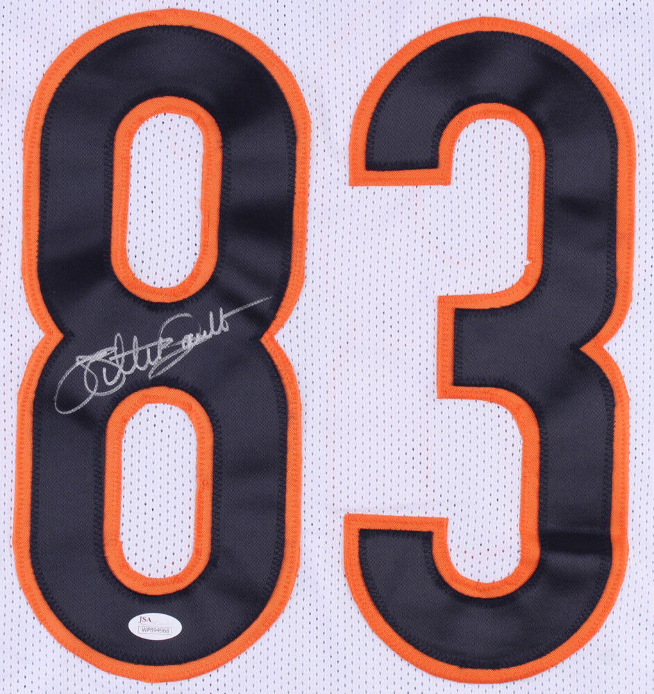 Willie Gault Signed Bears Jersey (JSA COA) 1985 Super Bowl Champ /Speedy Willie