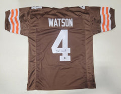 Deshaun Watson Signed Cleveland Browns Jersey (Beckett) Former Clemson Q.B.